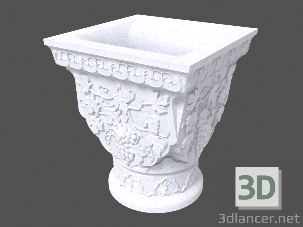 Modelo 3d Vaso de flores (LV69G) - preview