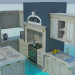 3d model Kitchen - preview