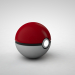 3d model Bola de pokemon - vista previa