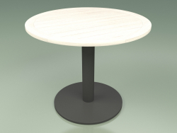 Table 003 (Metal Smoke, Weather Resistant White Colored Teak)