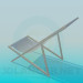 3d model Beach sunbed - preview