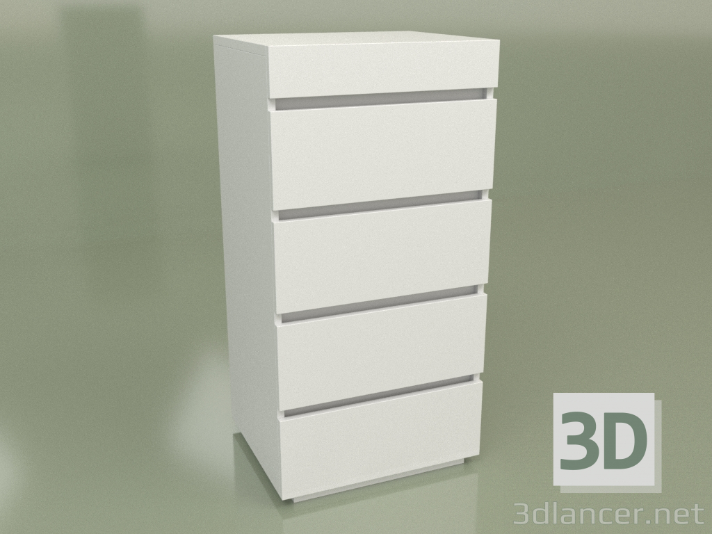 3D Modell Kommode Mn 340 (Weiß) - Vorschau