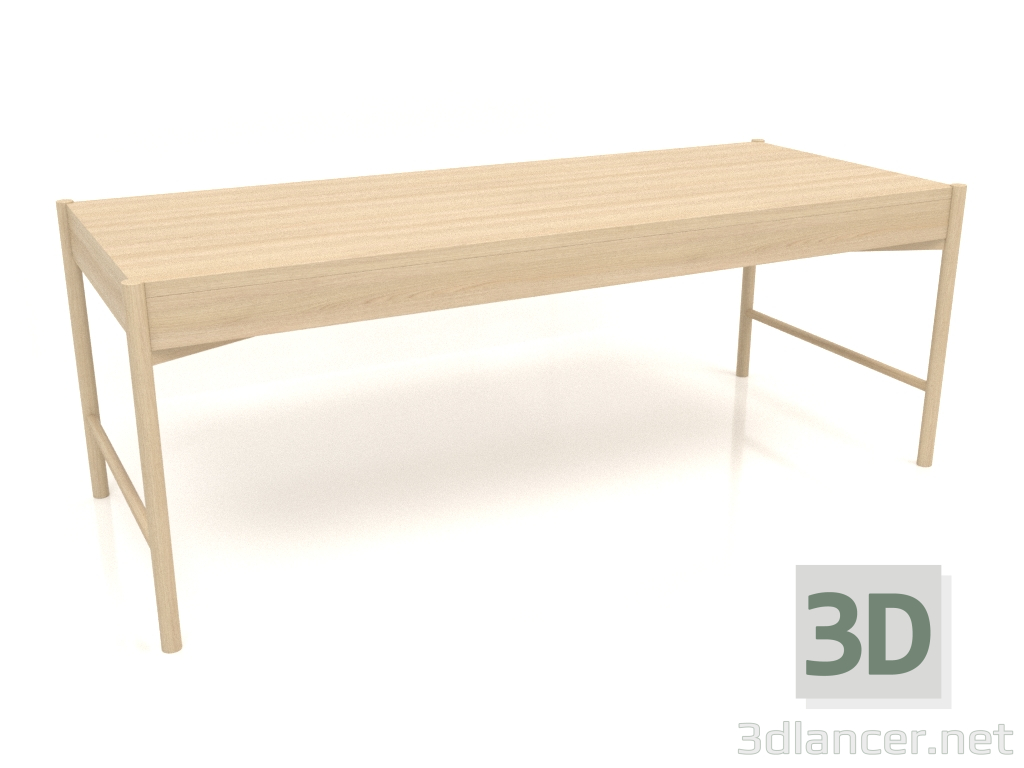 3d model Mesa de comedor DT 09 (2040x840x754, madera blanca) - vista previa