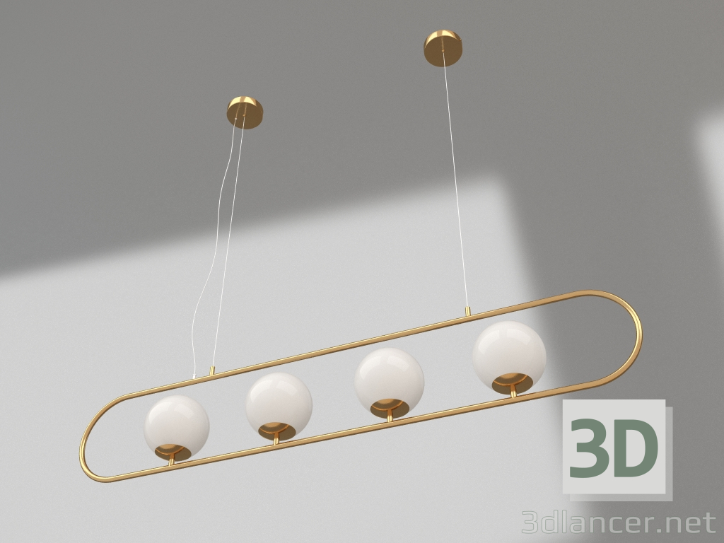 3d model Pendant Calle bronze (07638-4C) - preview