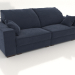 3D Modell Sofa gerade Budapest - Vorschau