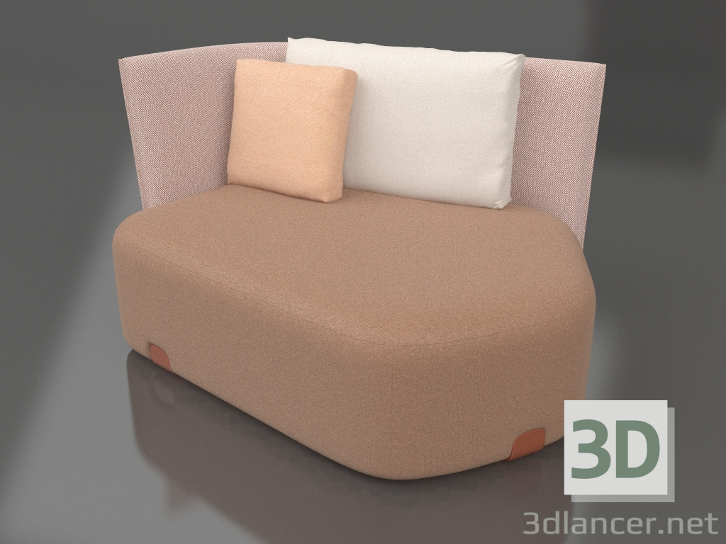 modello 3D Modulo Arosa (Terracotta) - anteprima