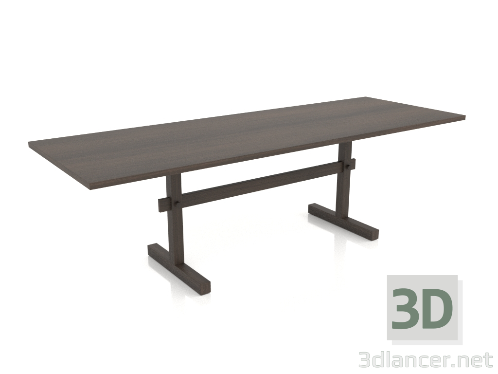 3D Modell Esstisch Gaspard 240 (Dunkle Eiche) - Vorschau