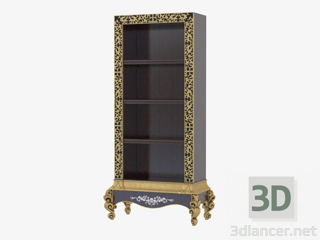 3d model Librería en estilo clásico 507 - vista previa