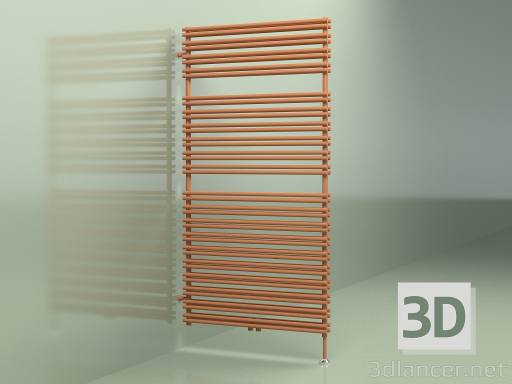 3d model Heated towel rail - Mauritius (MAU 18 09, RAL - 8023) - preview