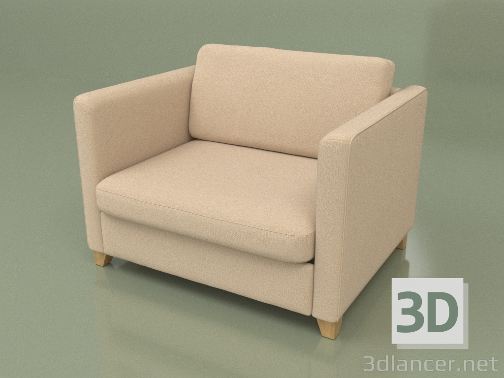 3d model Armchair Bari (MT 96) - preview