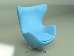 Fauteuil Egg (bleu clair)