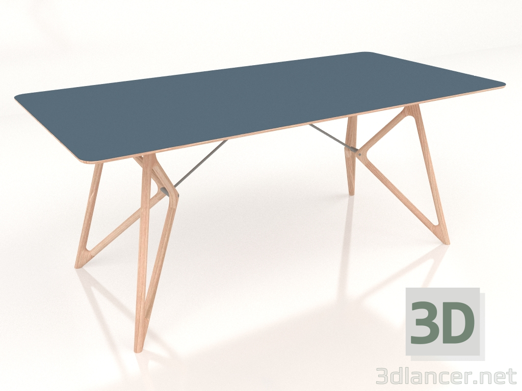 3D modeli Tink 180 yemek masası (Dumanlı mavi) - önizleme