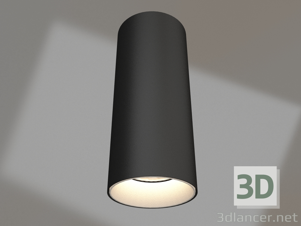 3d model Lamp SP-POLO-SURFACE-R65-8W Warm3000 (BK-WH, 40°) - preview