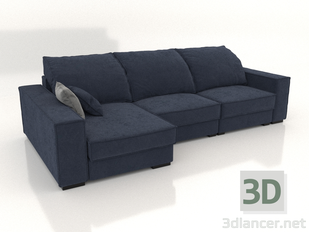 3D Modell Budapester Ecksofa - Vorschau