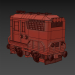 3d Train Mini Diesel-Electric Extinguisher Class A model buy - render