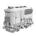 3d Train Mini Diesel-Electric Extinguisher Class A model buy - render