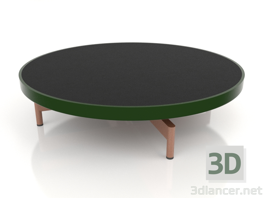 3D Modell Runder Couchtisch Ø90x22 (Flaschengrün, DEKTON Domoos) - Vorschau