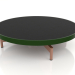 modèle 3D Table basse ronde Ø90x22 (Vert bouteille, DEKTON Domoos) - preview