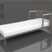 3d model Chaise longue (gris cuarzo) - vista previa