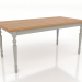 3d model Mesa de comedor 1600x800 mm (RAL 7044, roble natural) - vista previa