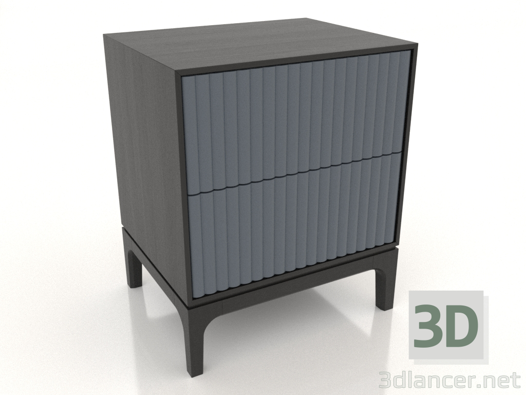 3d model Mesita de noche FARGO 2 cajones con frontales fresados (pizarra, roble negro, opción 4) - vista previa 3d model Mesita de noche FARGO 2 cajones con frontales fresados (pizarra, roble negro, opción 4) - vista previa