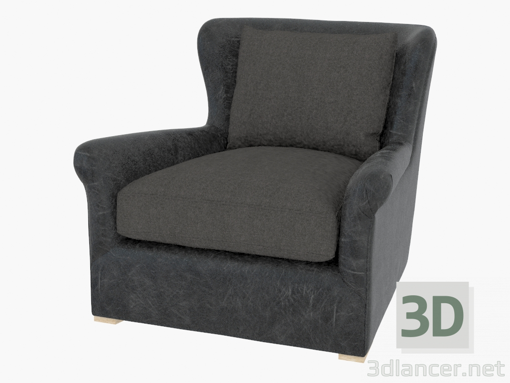 3d модель Кресло WINSLOW LEATHER LOUNGE CHAIR (7841.3108) – превью