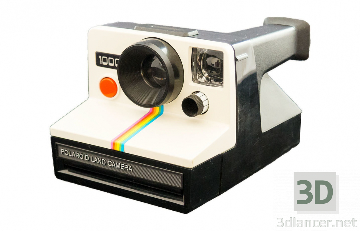 3D modeli polaroid kamera - önizleme