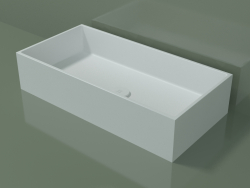 Lavabo sobre encimera (01UN41101, Glacier White C01, L 72, P 36, H 16 cm)