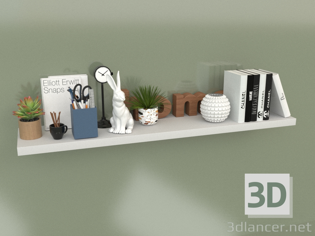 3d model Estante colgante (10261) - vista previa