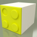 3d model Children's wardrobe-cube (Lime) - preview