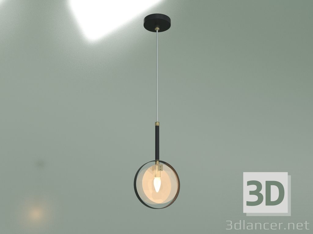 modello 3D Lampada a sospensione Gallo 50121-1 (nero) - anteprima