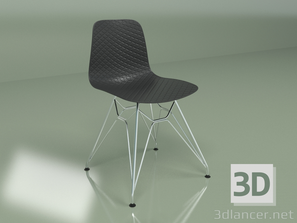 3d model Silla Eiffel (negra) - vista previa