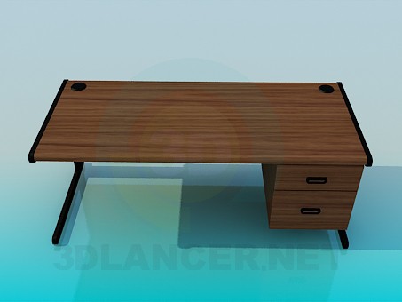 modèle 3D Le Bureau - preview