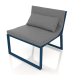 3d model Lounge chair (Grey blue) - preview