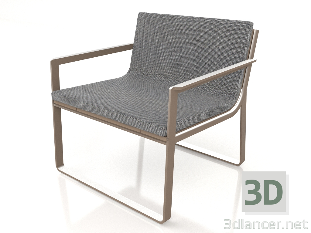 3d model Club chair (Bronze) - preview