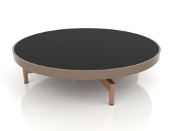 Table basse ronde Ø90x22 (Bronze, DEKTON Domoos)