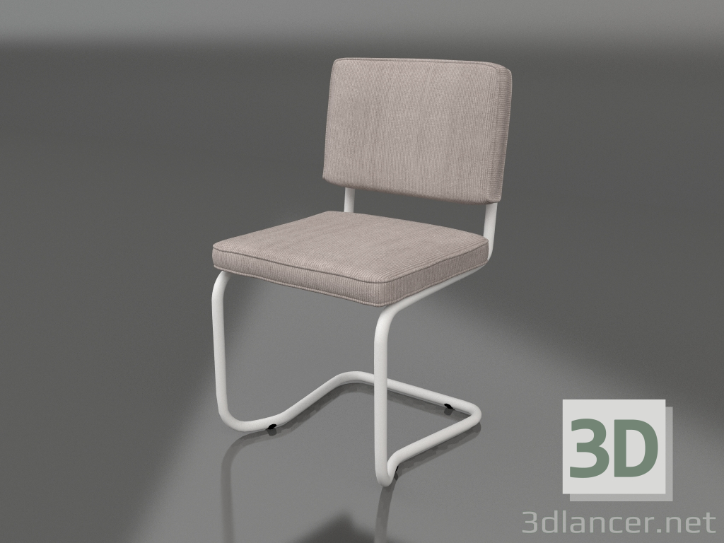 modèle 3D Chaise Ridge Rib Kink (gris froid) - preview