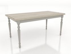 Yemek masası 1600x800 mm (RAL 7044, açık meşe)