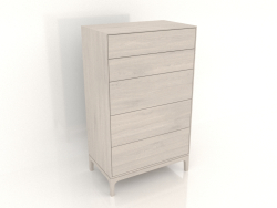 फ़ार्गो दराज़ों वाली छाती 750x450x1250 मिमी (प्रक्षालित ओक)