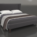 3d модель Дизайнерская кровать Zach – превью