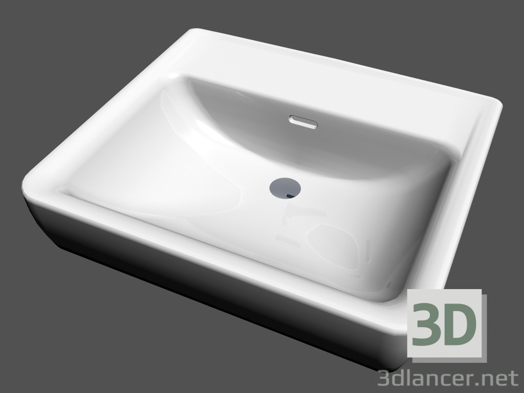 modello 3D Lavabo consolle L Pro R4 (818951) - anteprima