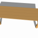 3d model Wooden Table - preview