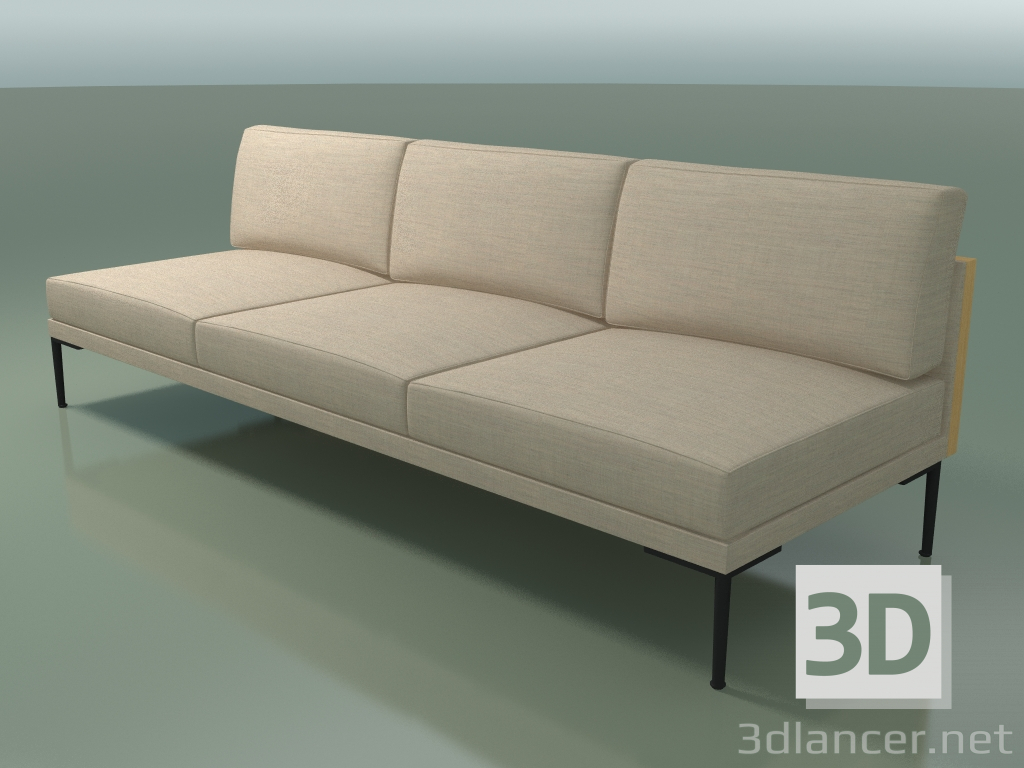 Modelo 3d Módulo central 5244 (carvalho natural) - preview