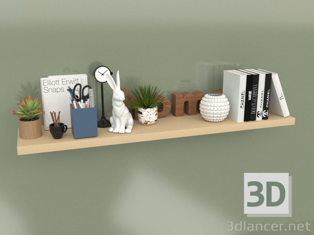 3d model Estante colgante (10262) - vista previa