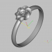 modèle 3D bague de fiançailles - preview