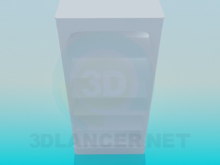 3d модель Стелаж – превью