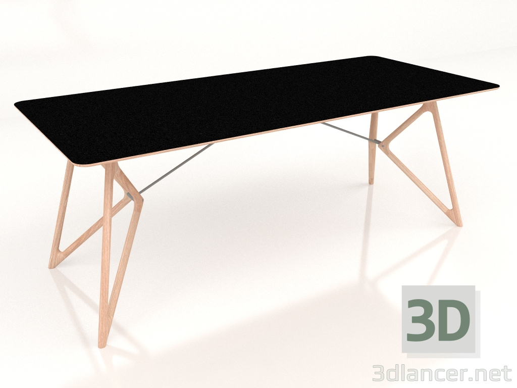 modèle 3D Table à manger Tink 200 (Néron) - preview