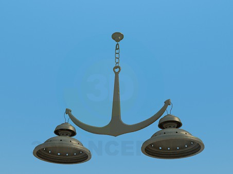 3d model Araña de luces - vista previa