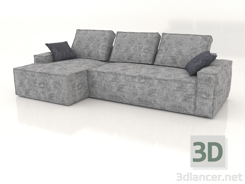 Modelo 3d Sofá de canto loft (Eurobook) - preview