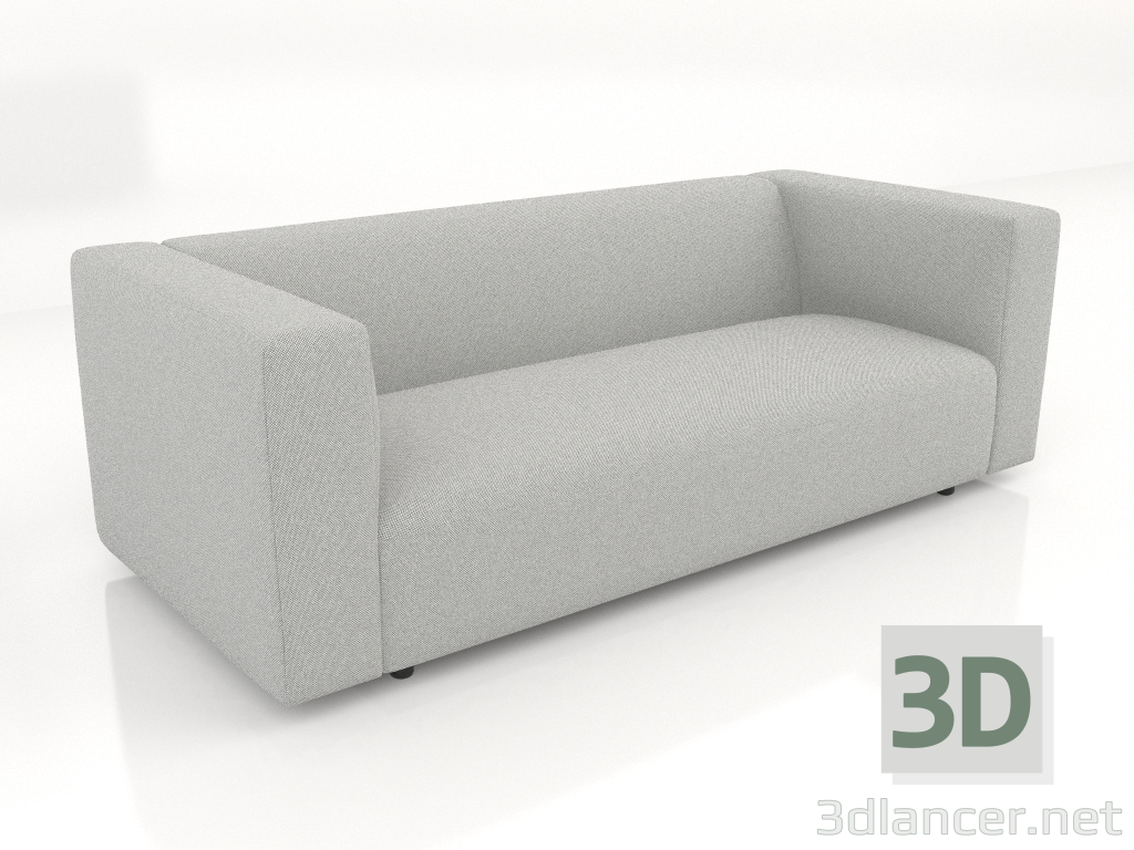 3D Modell Sofa 2,5-Sitzer (L) - Vorschau